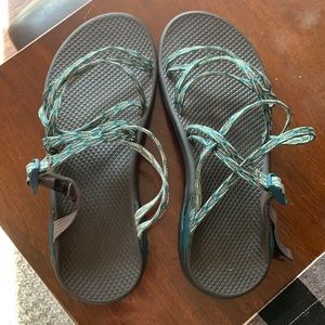 New chacos. Never worn. Size 10, just wrong size.